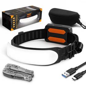 Decorx 607980705781 1500 Lumens Rechargeable Led Headlamp For Adults 230 Wide Beam