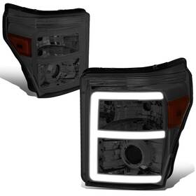 Hl-hpl-led-fsu13-sm-am-t2 Dna Motoring Pair Led E-styling Drl Projector Headl