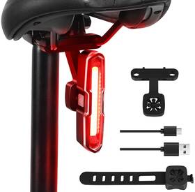 Hhtl000013 Don Peregrino Bike Tail Light Powerful 110 Lumens - Bicycle 5 Modes Red/blue Waterpr