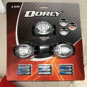 41-3095 Dorcy Nib Led Headlamp 3 Pack 30 Lumens Multi-mode Batteries Included