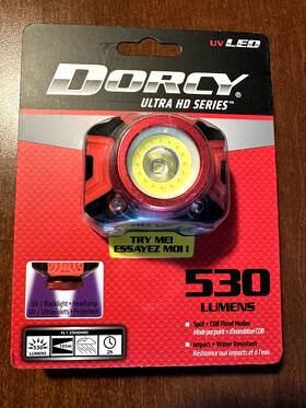 Dcy-414335 Dorcy Ultra Hd 530 Lumen Headlamp Dcy414335