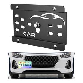 Sh-xg601-7251 Draevae License Plate Holder Compatible With Hyundai Elantra Gt 2018-2020/sonata Hybr