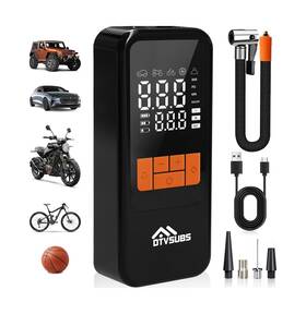 11q-1 Dtvsubs Tire Inflator Portable Air Compressor 4x Faster Cordless Pump For Car Ti