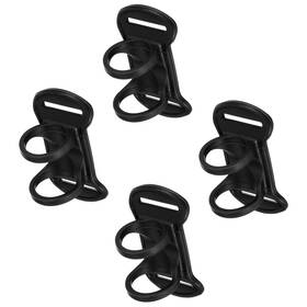 Duefixing 601968098711 4pcs Black Headlamp Flashlight Holder Elastic Stand