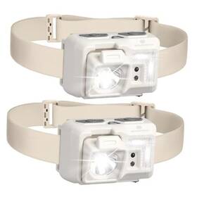 G-001 Dustaway Mini Rechargeable Headlamp Flashlight 180 Lumens Super Bright Led Sensor Beige