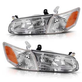 Dha440 Dwvo Headlights Assembly Compatible With 00 01 2000 2001 Camry Headlamp Repla