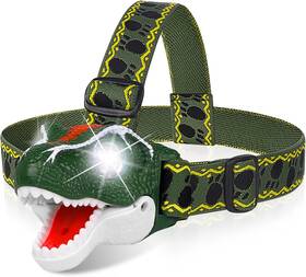 Dx Da Xin 313055049031 Dinosaur Headlamp T-rex Led Headlamps For Kids Flashlights Camping Gear