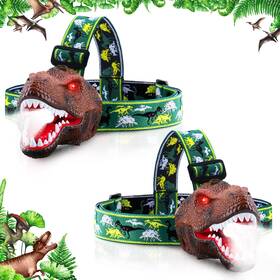 Led-dn02-bn Dysaim Led Spray Headlamp - Essential Headlight For Kids Camping Gear Dinos