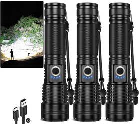 N618-m085-3p Eclinco Flashlight Rechargeable 90 000 High Lumens - 3 Pack Super Bright Le... Fast Ship