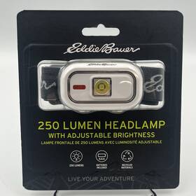 Eb-250 Eddie Bauer 250 Lumen Headlamp With Selectable Brightness Adjustable -new Sealed