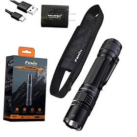 Pd36r Edisonbright 850038215255 Pro 2800 Lumen Rechargeable Led Tactical Flashlight Usb