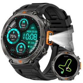 Ke3p Eigiis Military Smart Watches For Men Built-in Gps Rugged Tactical Watch With