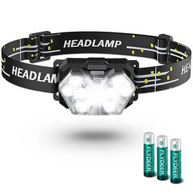 9led-1-aaa Eirnvop 2000 Lumen 9 Led Headlamp Ultra Bright Head Lamp With 6 Modes