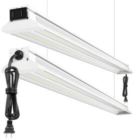 Elekico 769029154919 Super Bright 60w Led Shop Lights 4ft 2-pack Ceiling Or Hanging Mount