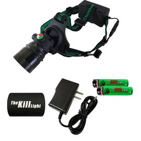 Elusive Wildlife 815958029771 3-in-1 Led Headlamp Kit With Adjustable Beam For Hunting Hiking And Camping-