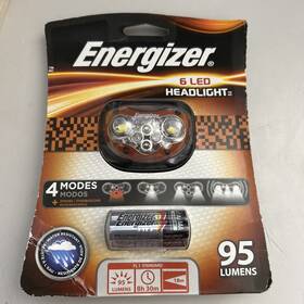 Energizer 039800093172 6 Led Headlight 95 Lumens 4 Modes Water Resistant Brand New Sealed
