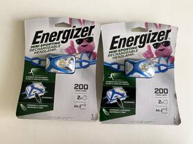 Energizer 039800136930 Led Mini Sporting Rechargeable Headlamp 200 Lumens Resistant 2 Pk
