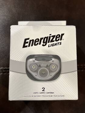 Energizer 039800138712 2-pk Led Headlamps Lights With Batteries Open Box