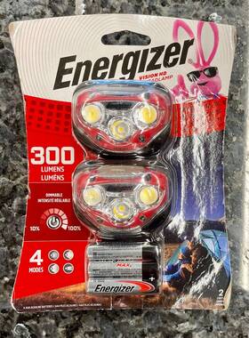 Enhdb323ew2 Energizer Vision Hd 300 Lumen Led Headlamps Aaa Batteries Included