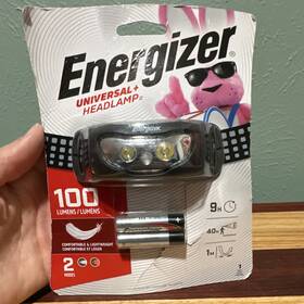 Enhdcu22e Energizer Universal Led Headlamp 100 Lumens Ip44 40m Beam Batteries Included