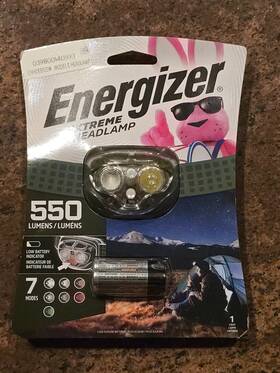 Enhdeb32ew Energizer Extreme Headlamp 550 Lumens 7 Modes Low Battery Indicator