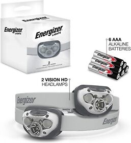 E303239100 Energizer Led Headlamp Pro 2-pack Ipx4 Water Resistant Headlamps