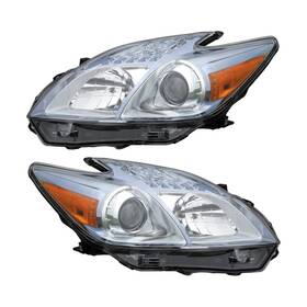 Ty1113-a001p Epic Lighting Oe Style Replacement Halogen Headlights Assembly Compatible Wit
