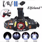 Erm516792 Elfeland Led Headlamp Headlight Flashlight Lamp Batt Charger Usb