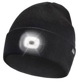 18001 Etsfmoa Unisex Beanie With The Light Gifts For Men Dad Father Usb Rechargeabl