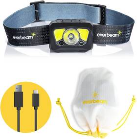 H7-hl-v1 Everbeam H7 Rechargeable Headlamp 1100 Lumen Waterproof 28 Hr Run Time