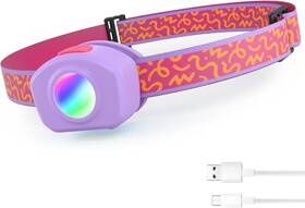 Everbrite 705353500466 Led Headlamp Rechargeable Kids With Rgb Mode And Adjustable H