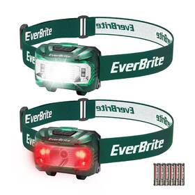 Everbrite 820909595298 Headlamp 2 Pack Kids With Red Light And Memory Function Head Lamp