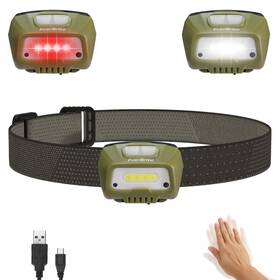 Everbrite 820909775799 Rechargeable Headlamp Led Bright Motion Sensor Head Lamp Flashlight With 6 Modes