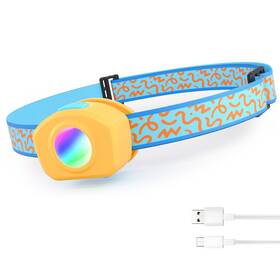 Everbrite 820909795452 Led Headlamp Rechargeable Kids With Rgb Mode And Adjustable Headband 3