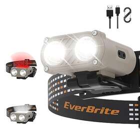 Everbrite 820909795582 Headlamp Rechargeable With Motion Sensor 3 Models Led Adjustable Head Lamp T