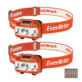 E001020 Everbrite Headlamp 2 Pack Kids With Red Light And Memory Function