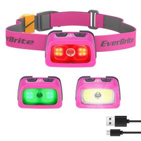 E021066ae Everbrite Rechargeable Headlamp 350 Lumens With Red Light And Memory Function