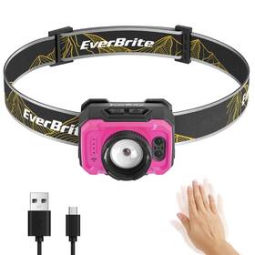 E021073ae Everbrite Rechargeable Headlamp 600 Lumen Head Lamp For Adults 4 Modes