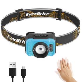 E021074ae Everbrite Rechargeable Headlamp 600 Lumen Head Lamp For Adults 4 Modes With Motion Se