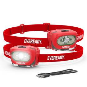 X200 Eveready 039800145031 Led Rechargeable Headlamps 2-pack Super Bright Ipx4 Water Resis