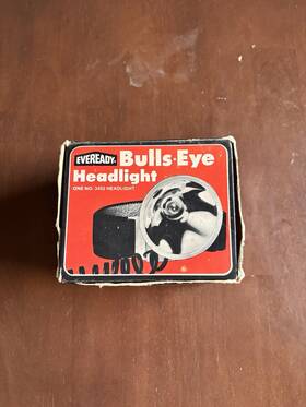 3452 Eveready Vintage Collectible Headband Light New In Box 6 Volt Battery