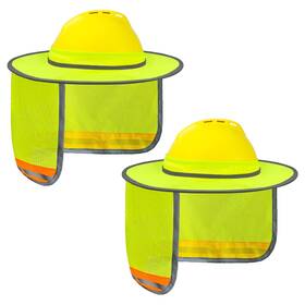 1031001 Evridwear Hard Hat Sun Shade Full Brim Accessories With Reflective