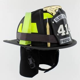 Rub-1 Exclusive Heavy-duty Rubber Modern And Traditional Helmet Band Fits Nicely New