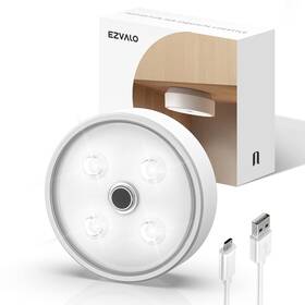 Ezvalo 788934996834 Puck Lights With Remote Rechargeable Led Light Battery Operated