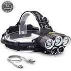 F34b070101 Led Headlamp Headlamps Rechargeable Waterproof Lamp Usb Batteries 6469064038901
