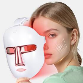 W-lt-1102 Facego Red Light Therapy For Face 7 Color Mask With 90 Bead Lamps At-hom