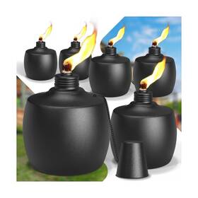 Yt-zm-6p Falbawr 6-pack Citronella Tabletop Torches 21.5 Oz Table Top For Outdoor Me