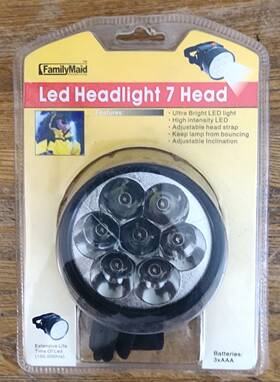 Familymaid 827680128424 Ultra Bright Led Headlight 7 Head Extensive Life Time Of 100 000