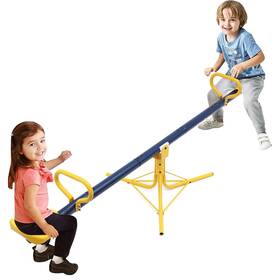 Qiaoqiaoban-huangs0111 Fayesioal Teeter Totter 360 Degree Rotation Seesaw For Kids Outdoor Ages 4-12 Sit