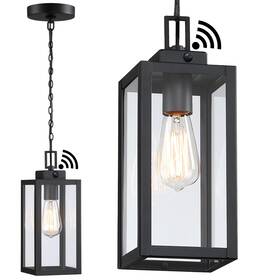 Faymart Lighting 848507017127 13 Inch Outdoor Pendant Light Dusk To Dawn Hanging Porch For Entrance F